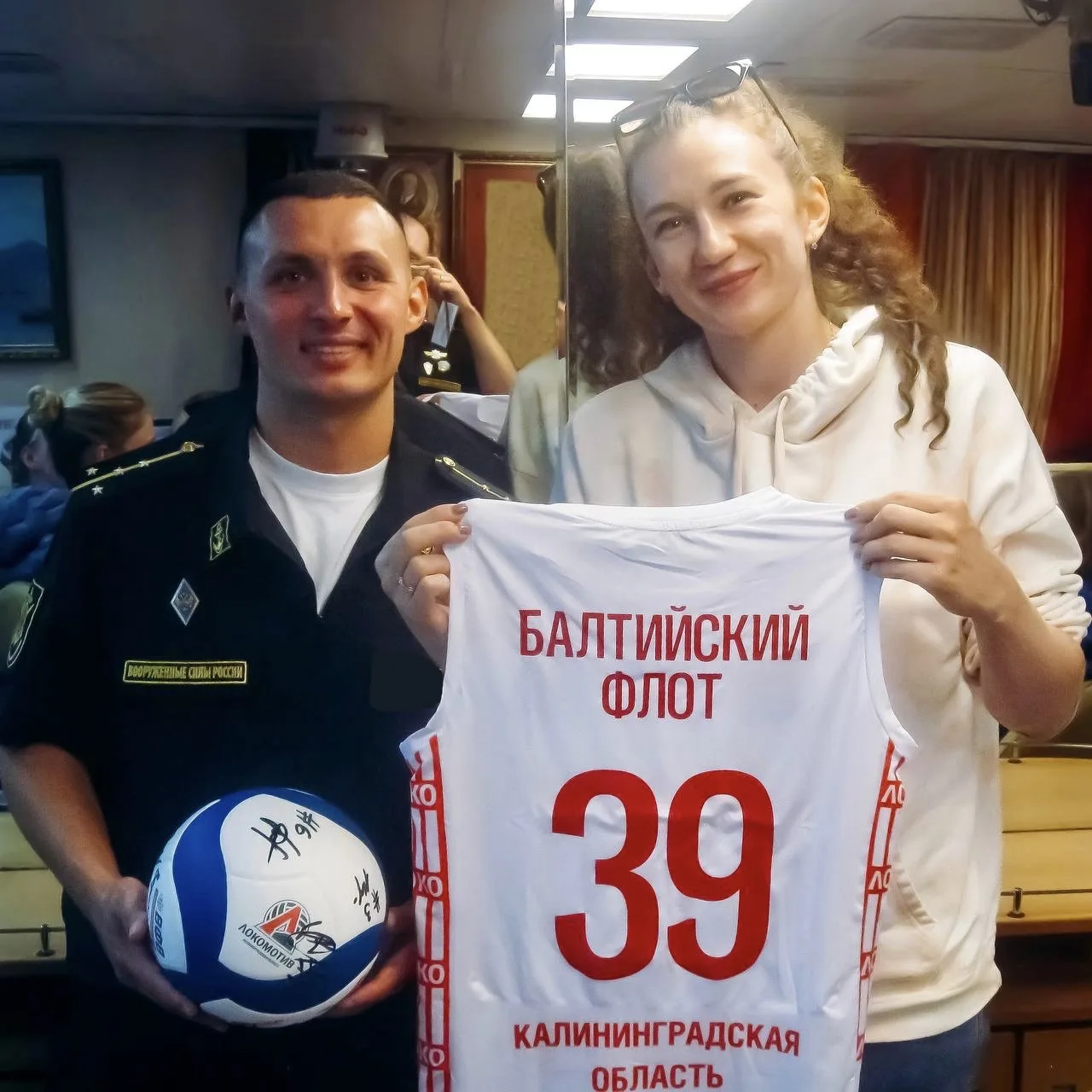 В преддверии Дня военно-морского флота наша команда побывала в гостях у наших друзей моряков-балтийц