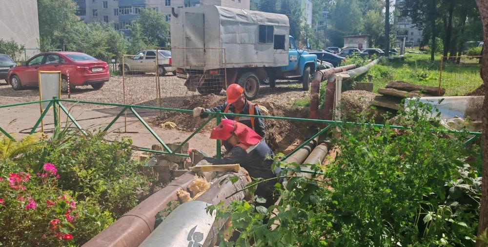 В Костроме продолжаются работы по капитальному ремонту тепловых сетей. Мероприятия проводятся в рамк