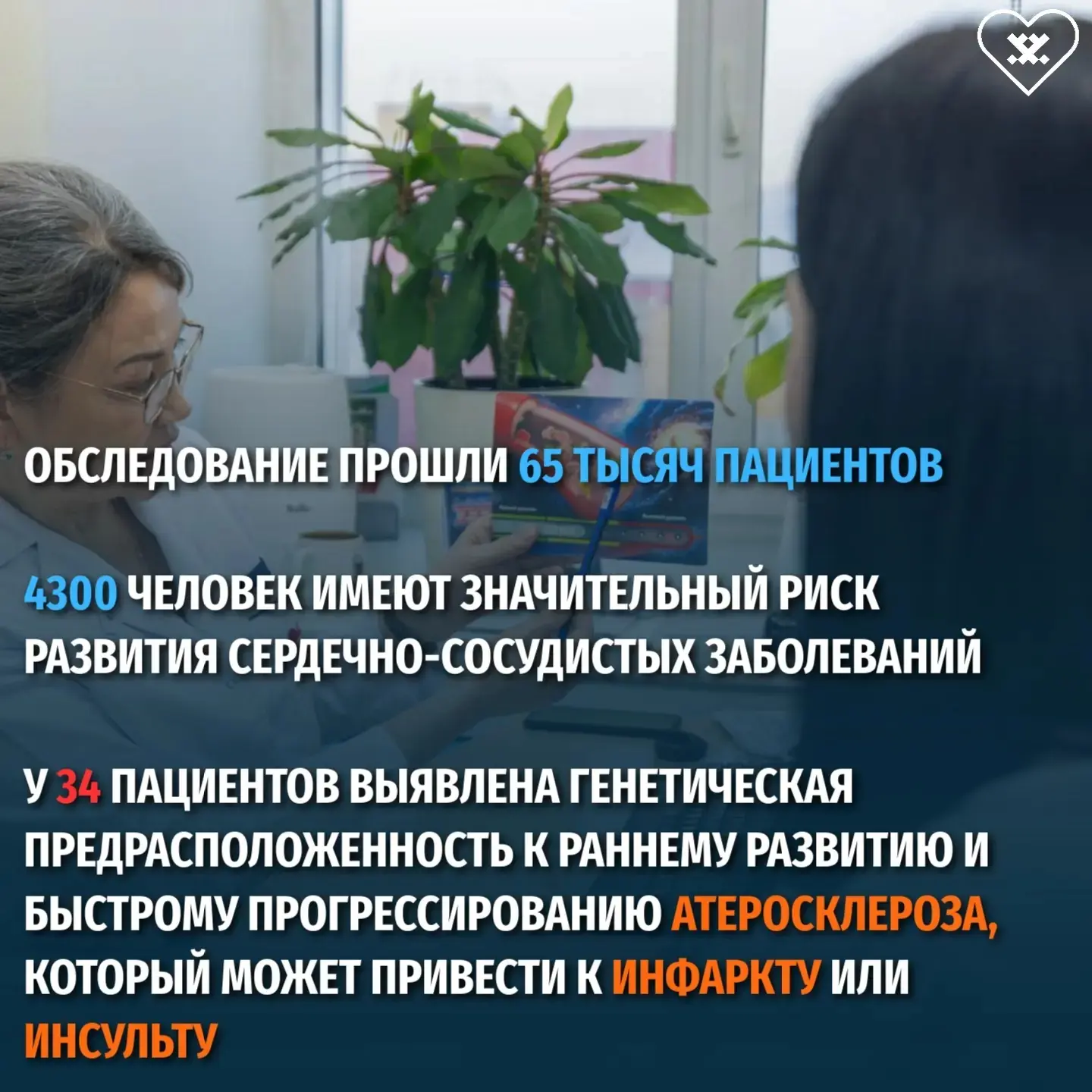 Дорогие ямальцы!  С начала года в восьми городах округа действует проект по ранней диагностике серде