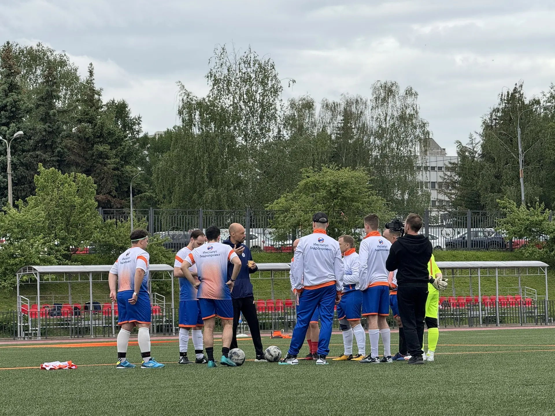 Разминка и напутствие тренера⚽️