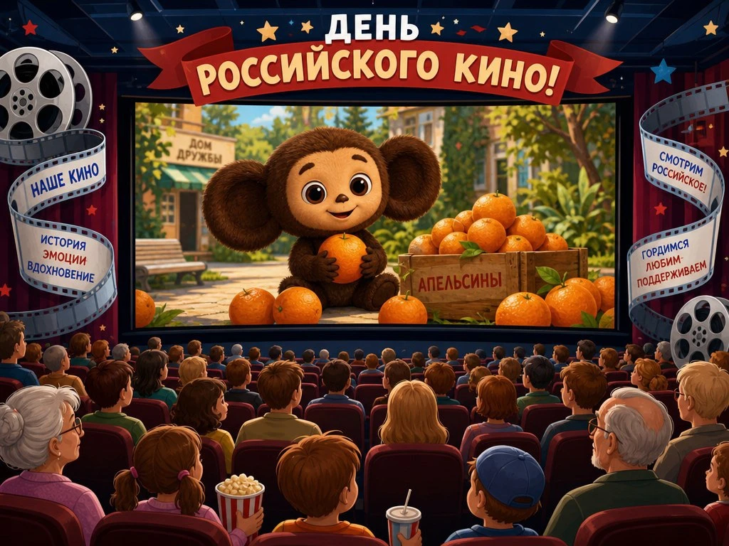 🎬 Сегодня — День российского кино!