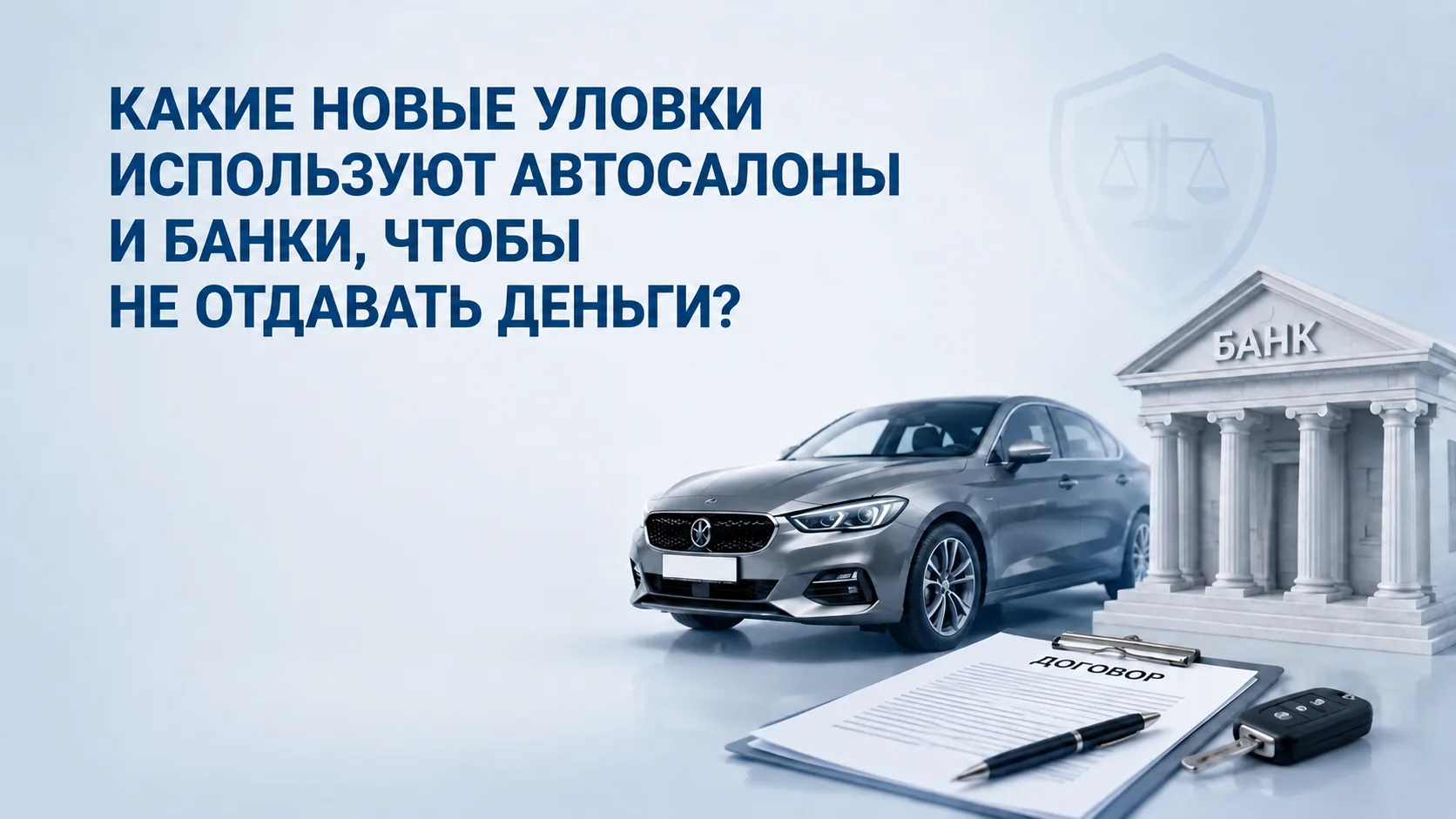 🚨 Какие новые уловки используют автосалоны и банки, чтобы не отдавать деньги: