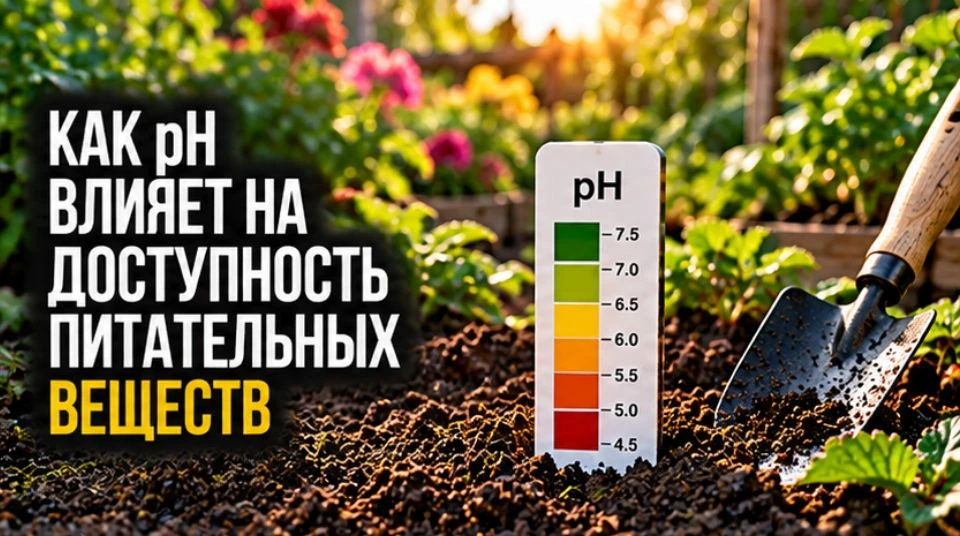 Как pH влияет на доступность питательных веществ