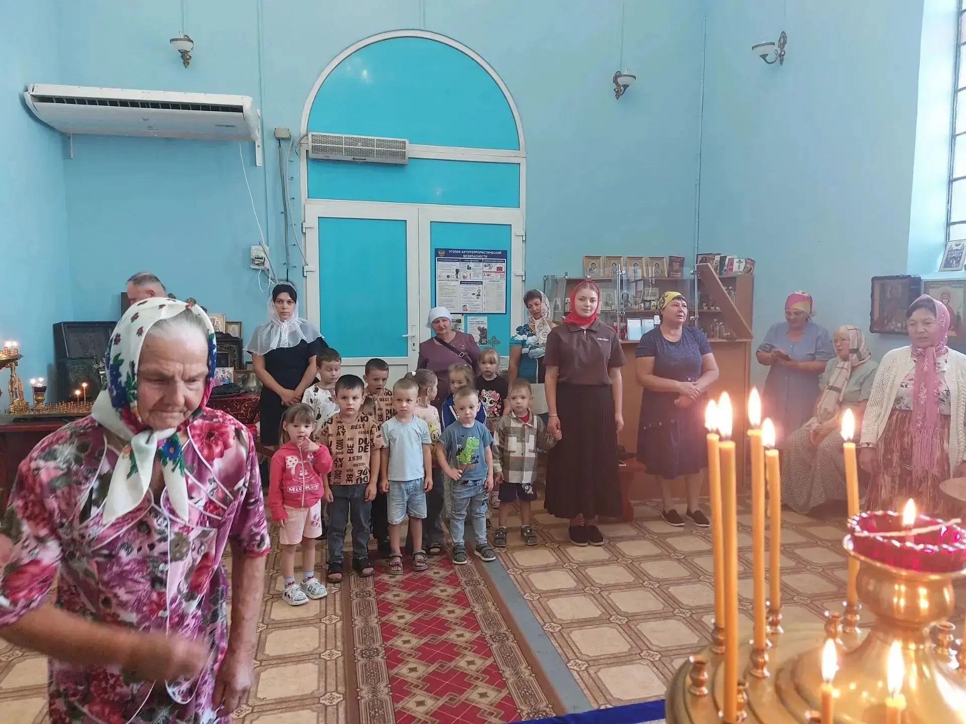 В дошкольном отделении МБОУ Ажиновской СОШ прошёл особенный праздник — Успение Пресвято...