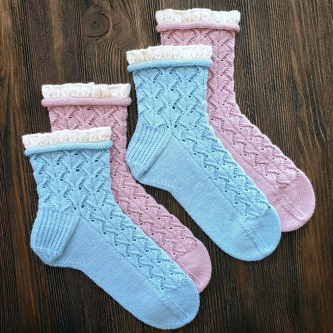 🩵🩵🩵 Нежные ажурные носочки с рюшами