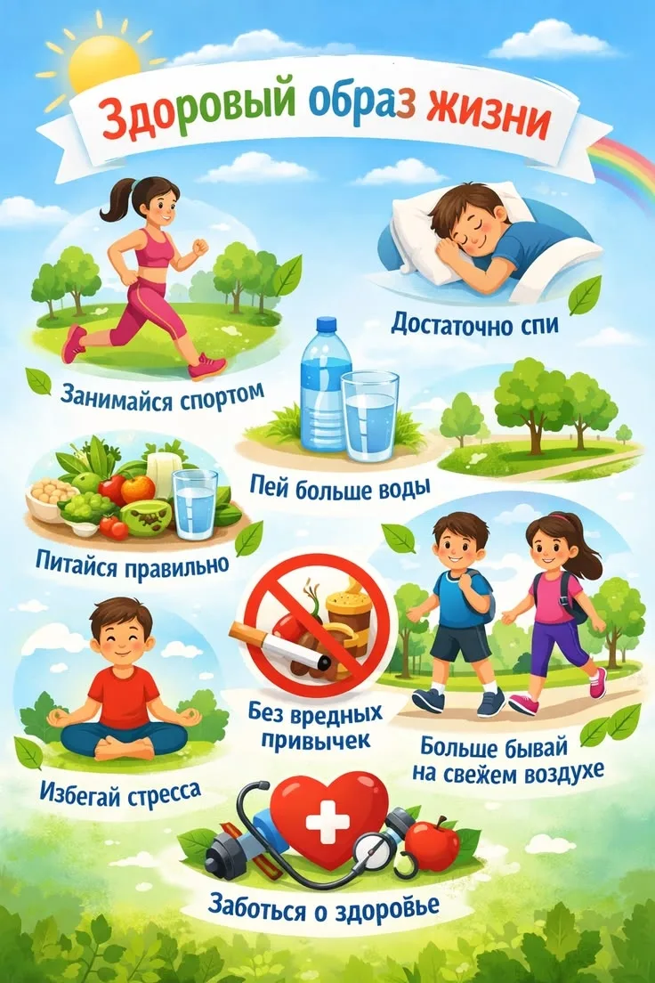 Здоровье — это основа хорошего настроения и самочувствия. Каждый должен стремиться сохранить и укреп