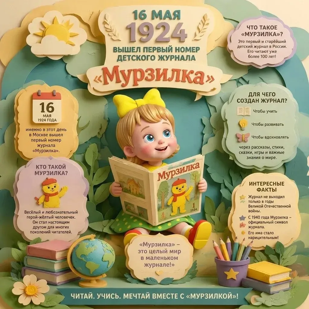 🗓️ Ровно 102 года назад, 16 мая 1924 года, вышел в свет первый номер легендарного журн...