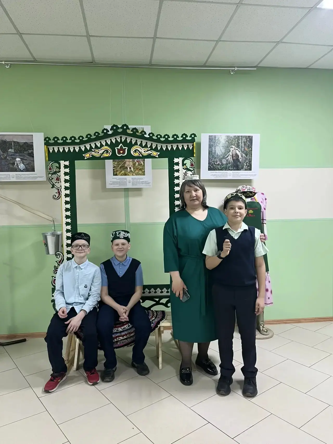 🌿Год единства народов России.   15 апреля 5п класс посетил Центр татарской культуры Курганской облас