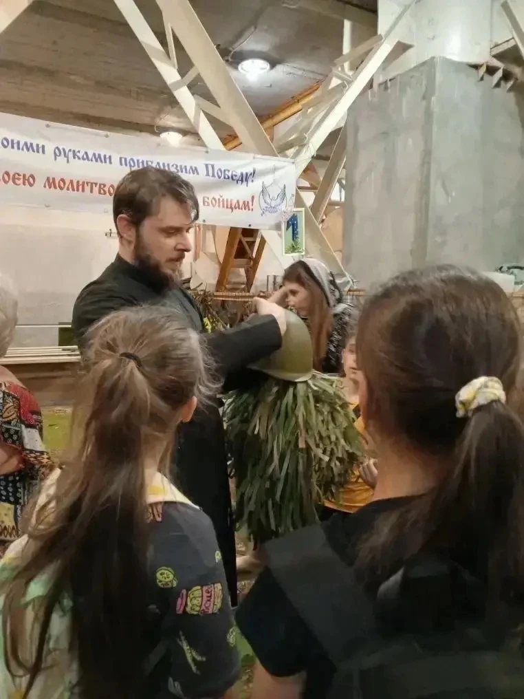 Сегодня храм преподобного Сергия Радонежского в Усть-Лабинске посетили ученики третьей ...