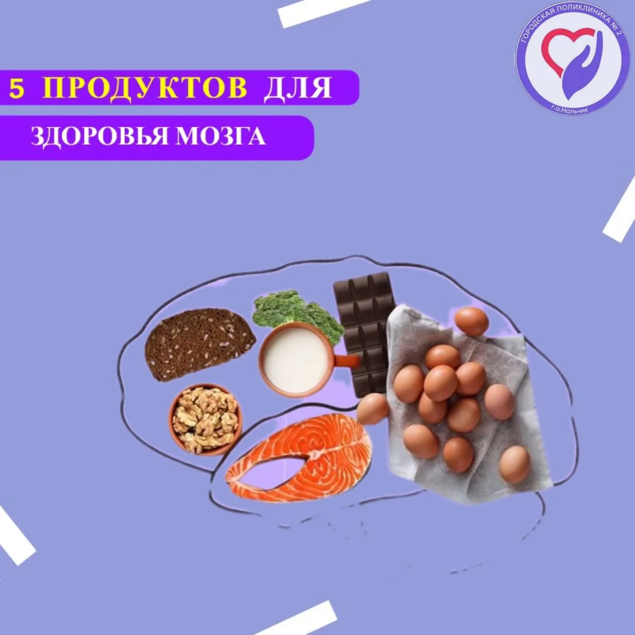 Ваш мозг - самый важный орган, поэтому важно кормить его продуктами, способствующими его оптимальной