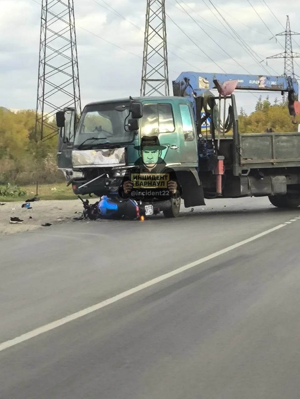 🚨 ДТП на Трактовой — Энергетиков: сбили мотоциклиста