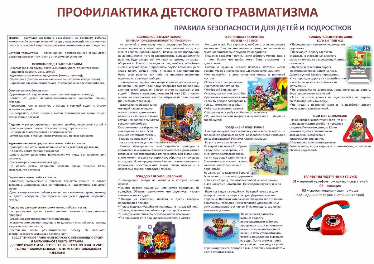 Детский травматизм и его предупреждение – очень важная и серьезная проблема, особенно в...