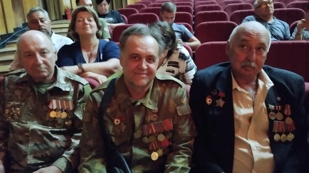 Музей «Подвиг» совместно с МКУ ДК «Софит» в рамках проекта «Уроки мужества» в МКУ ГДК п...