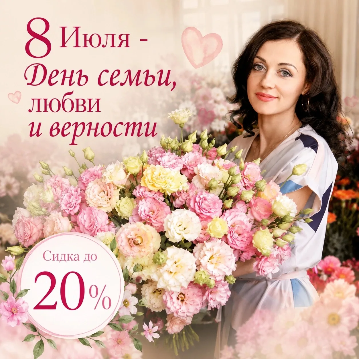 💖 8 июля - День семьи, любви и верности!

Этот праздник - отличный повод порадовать самых близких и