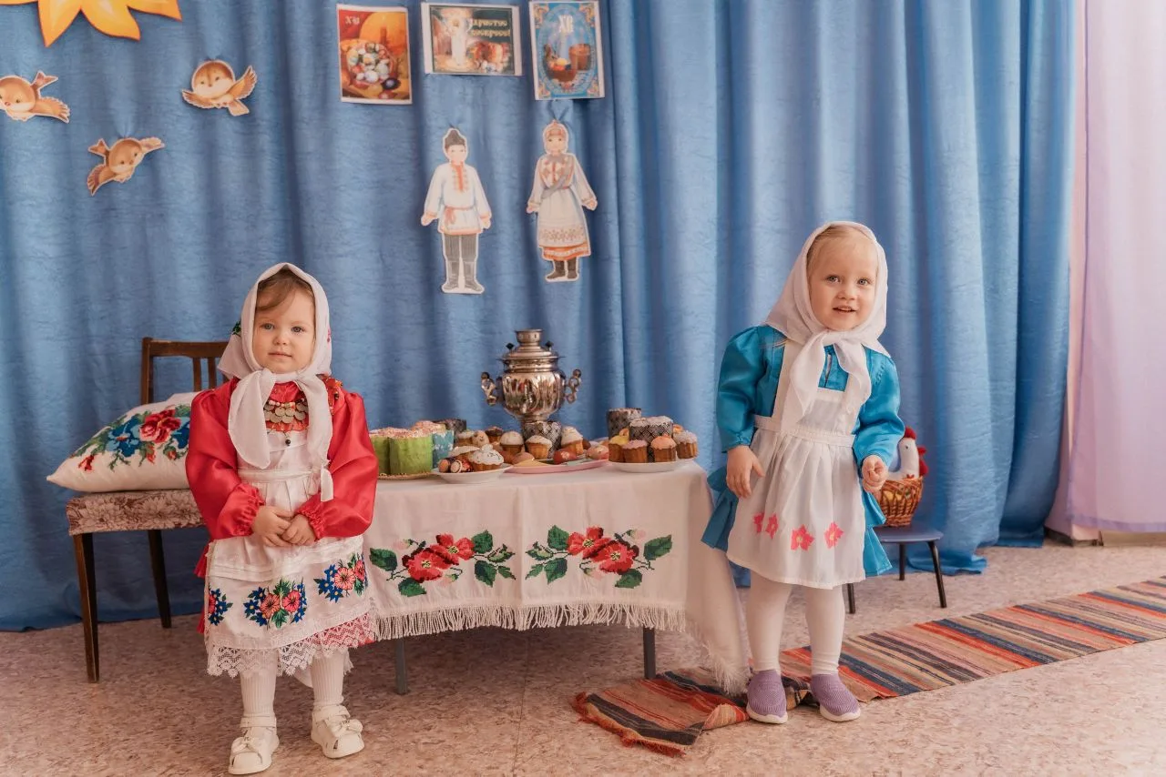 🌷 **Пасха в нашем садике: веселье с чувашскими традициями!**

В нашем детском саду прошло яркое раз