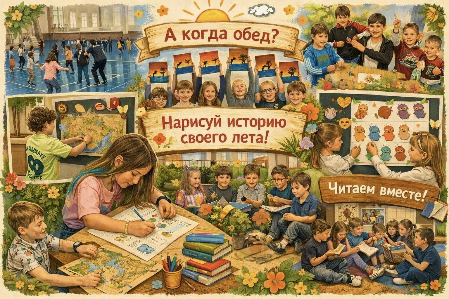 Новый день в нашем пришкольном лагере «Солнышко» прошел светло и весело, несмотря на па...