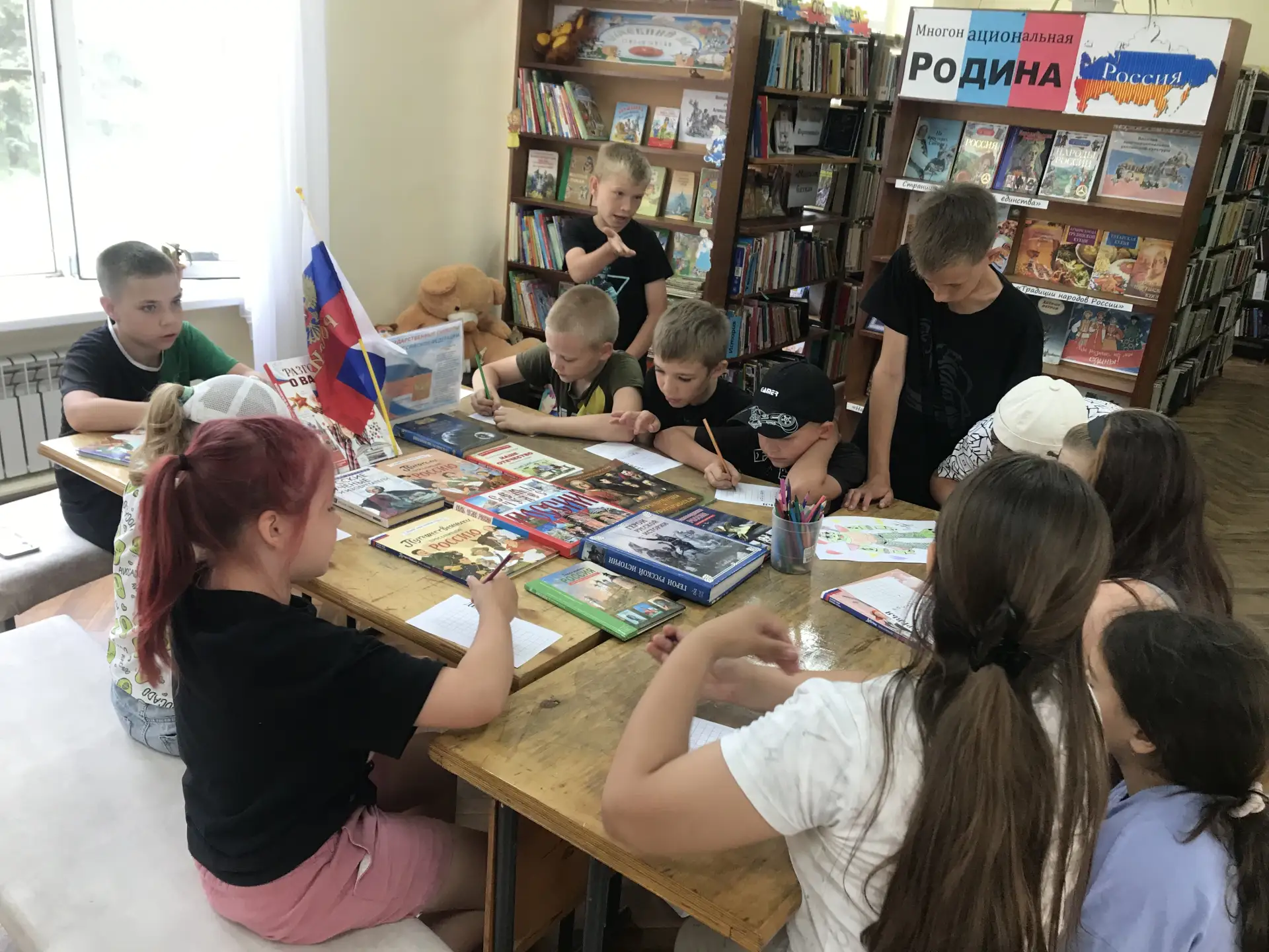 «Моя многонациональная страна»: интеллектуальная игра проведена с участниками летней площадки «Радуг