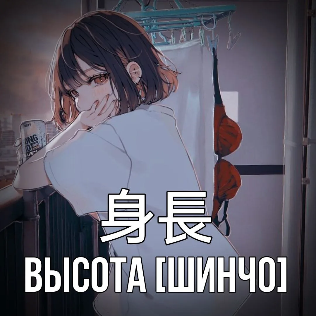 ☁️Высота - 身長 [Шинчо] - пространство и расстояние от земли вверх.