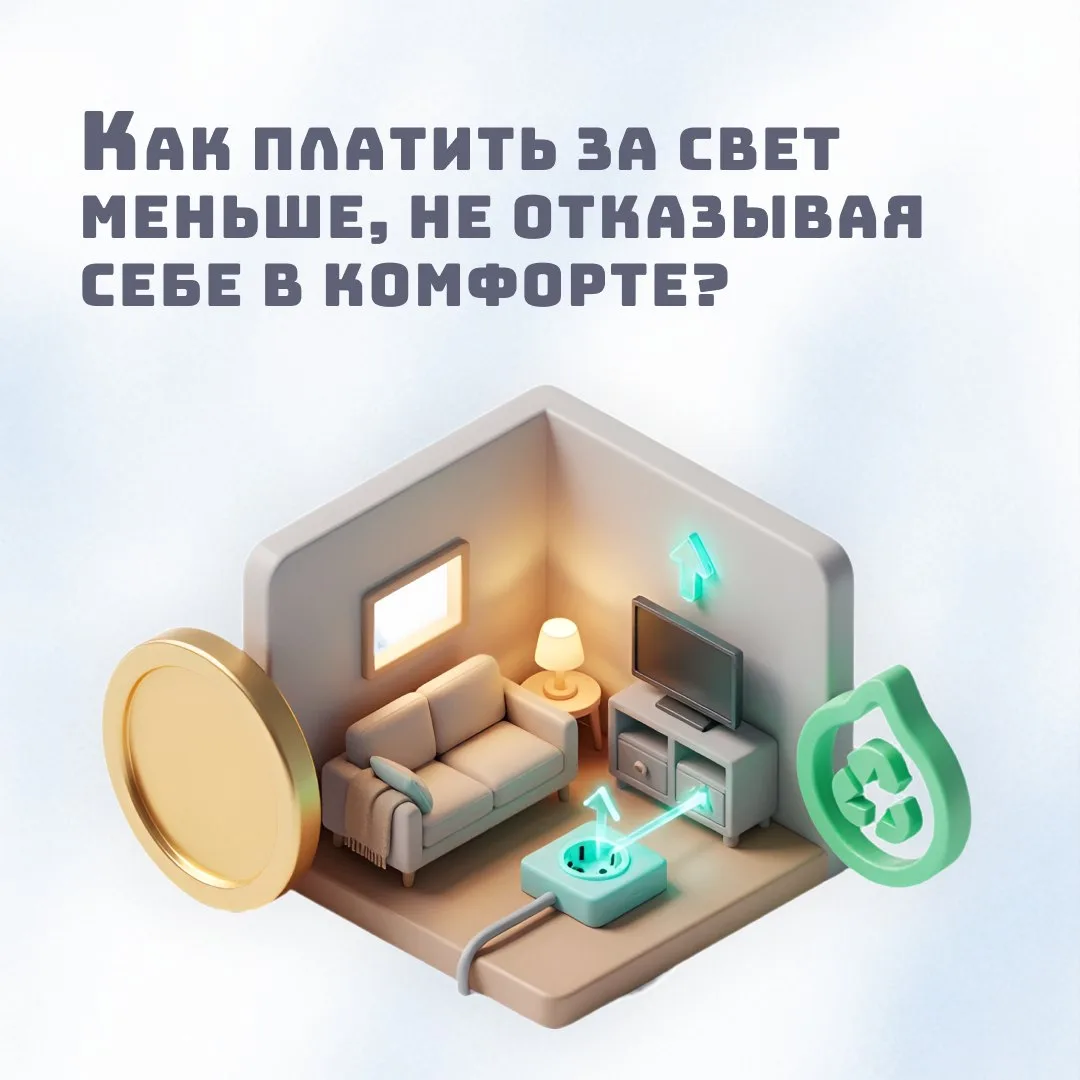 Экономия электроэнергии — это не про жесткие ограничения, а про правильные привычки⚡