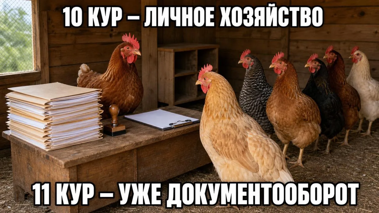 🐓 Куры пока не в курсе, но с 1 сентября у них начинается бюрократия