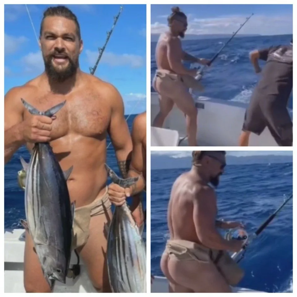 Ветер устроил забавный конфуз с Джейсоном Момоа на рыбалке 😄