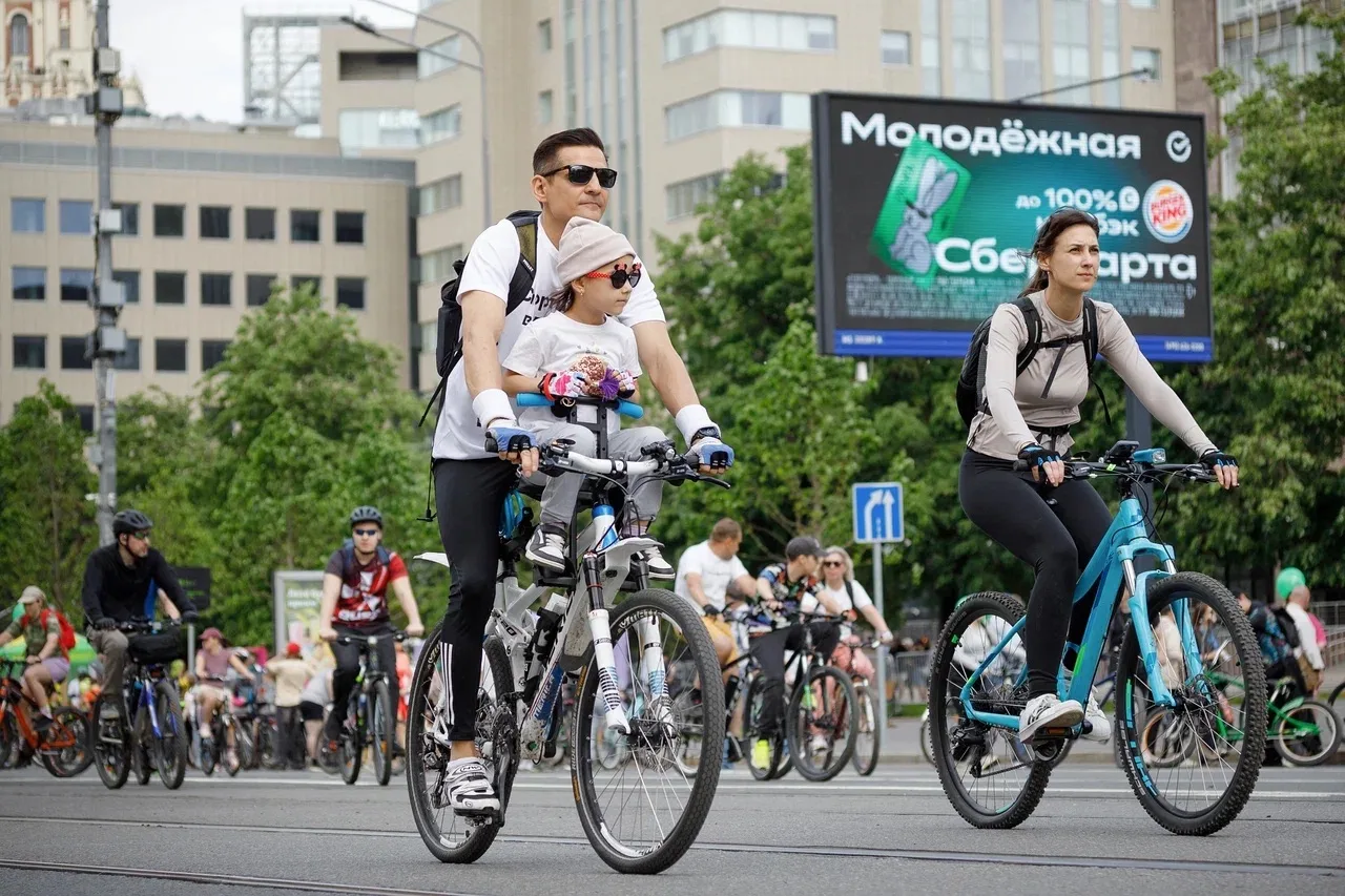 Весенний велофестиваль прошёл в Москве  🚴‍♂️ В столице 24 мая состоялся традиционный Весенний велофе