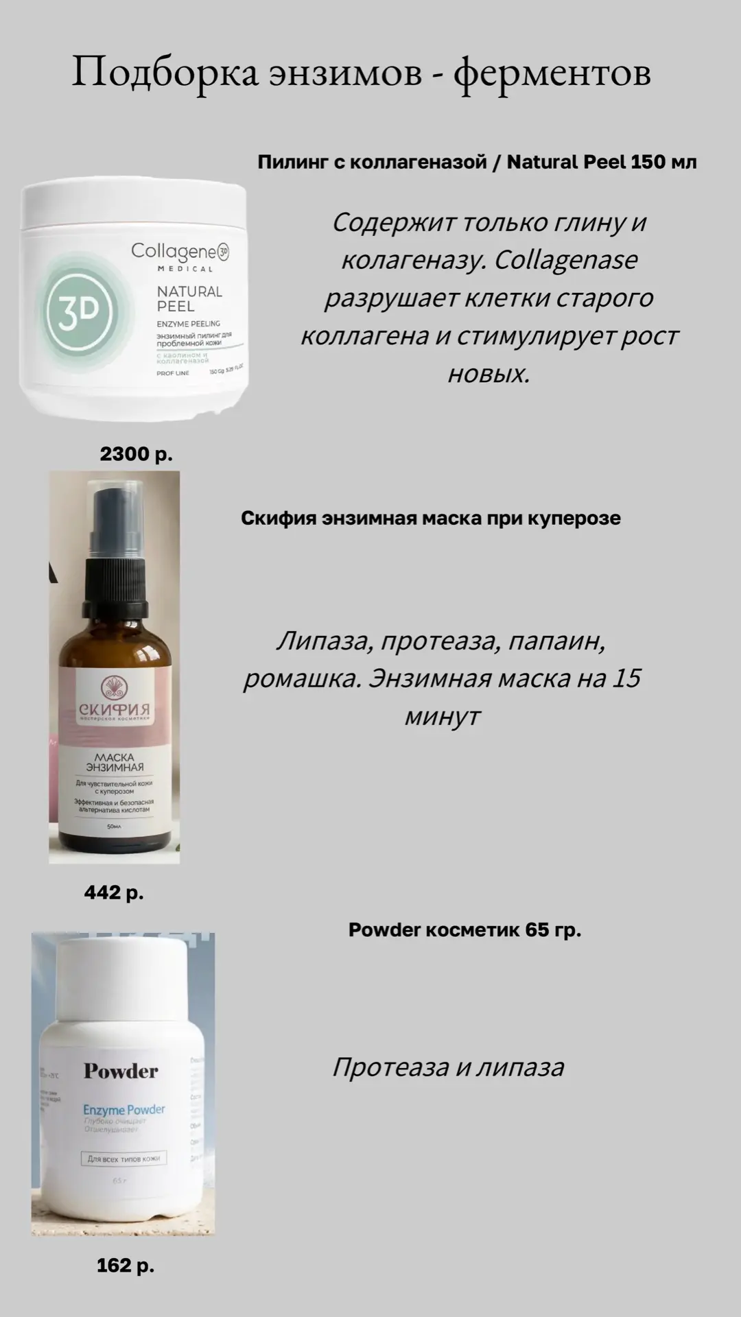 Гайд по ферментам в косметике  Я заметила сильные положительные изменения на моей кожи, когда помимо