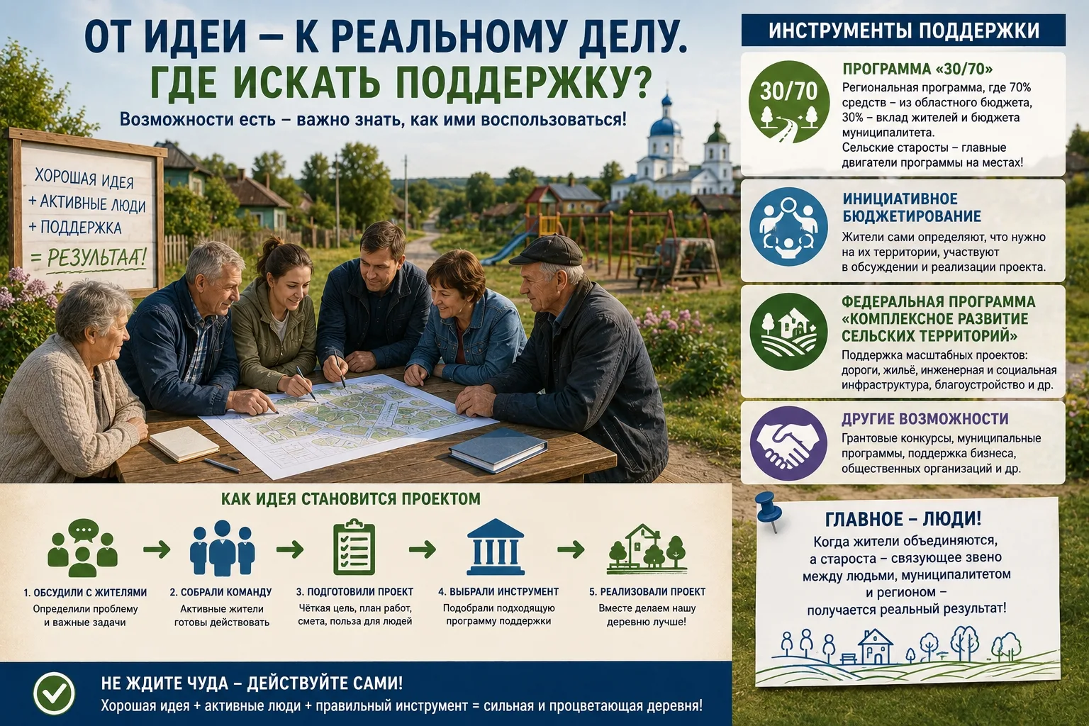 От идеи — к реальному делу. Где искать поддержку? 💰🌾