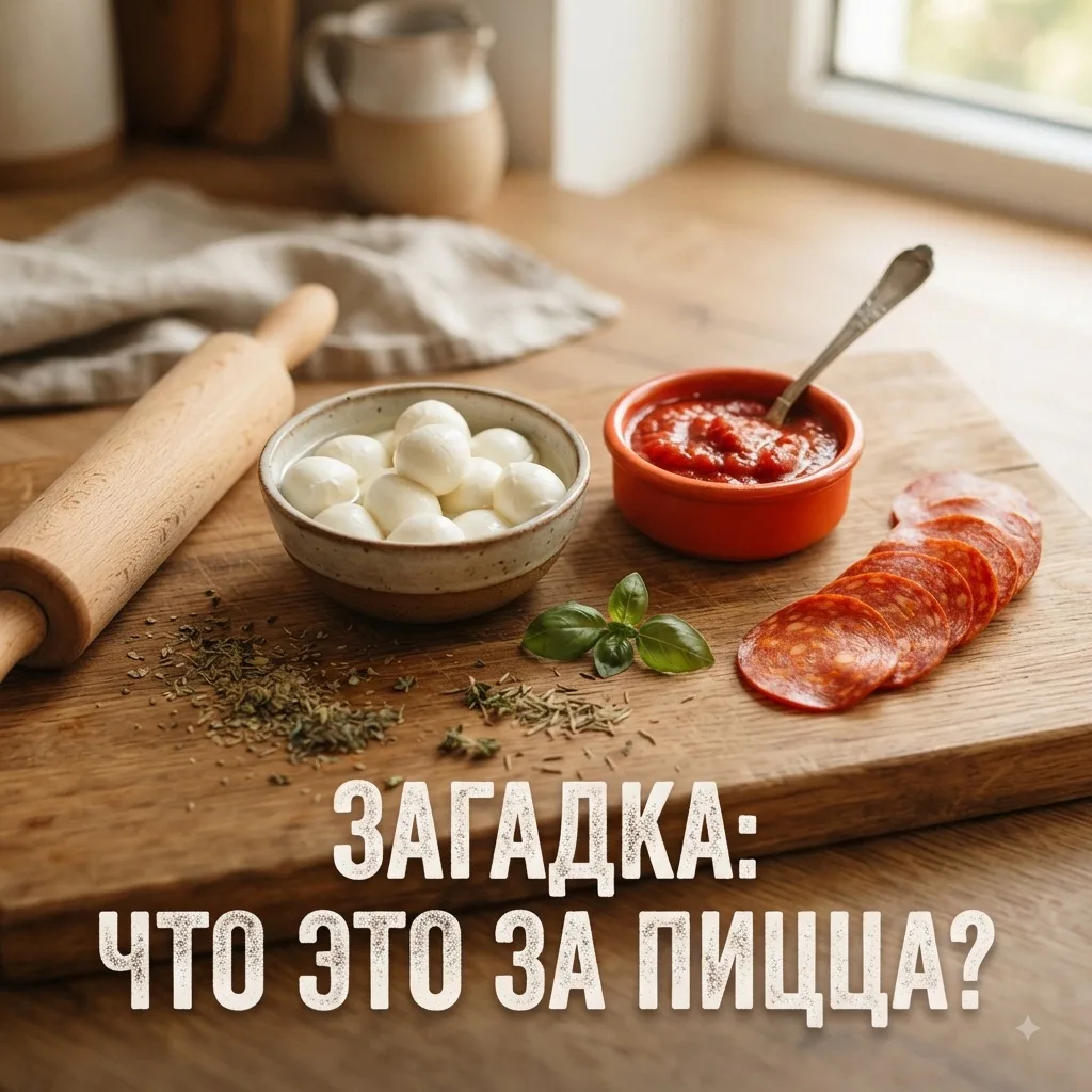 Загадка дня: что это за пицца? 🤔 🍣