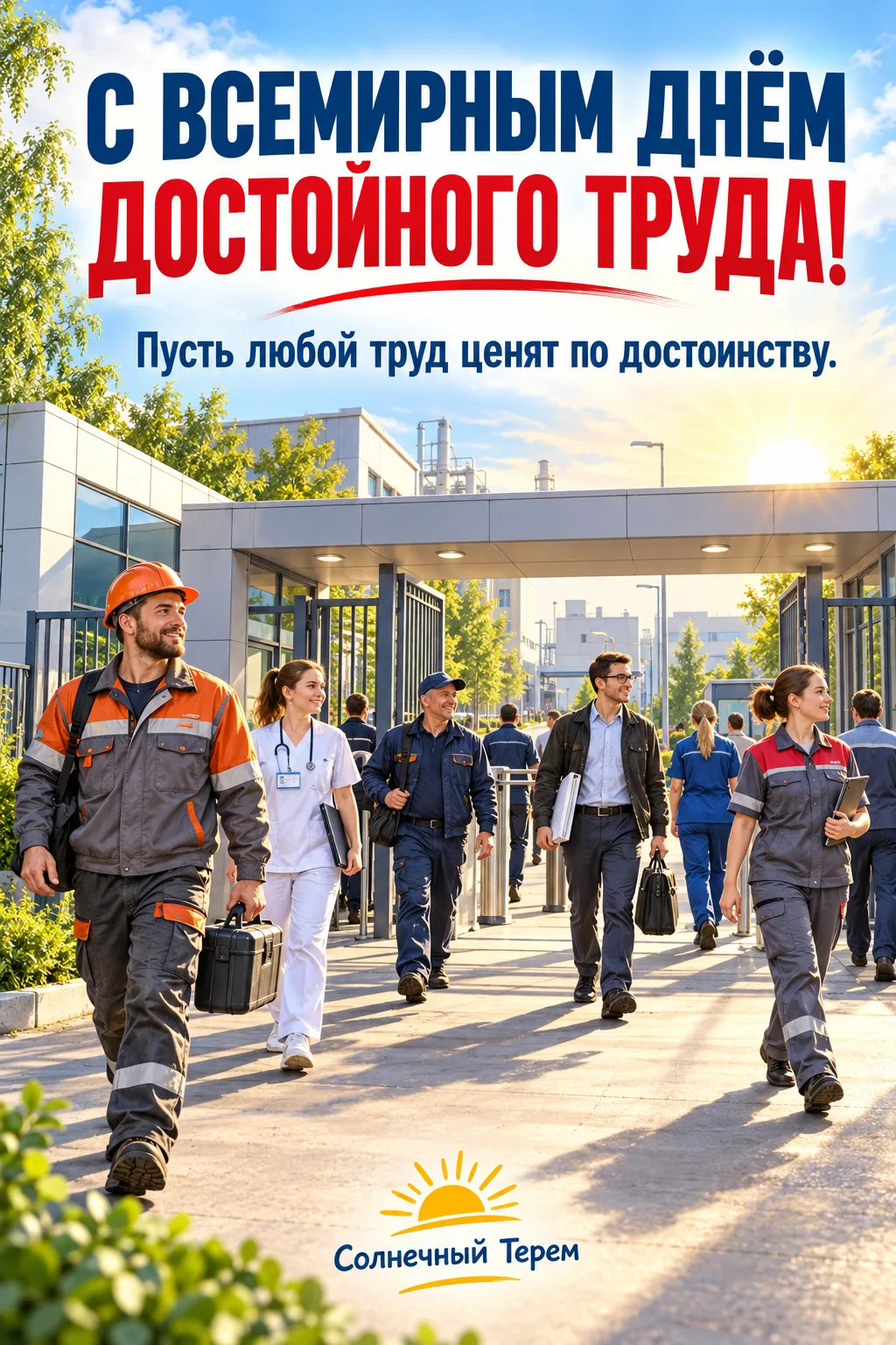 Труд бывает разным, но уважения достоин каждый человек, который честно делает своё дело...