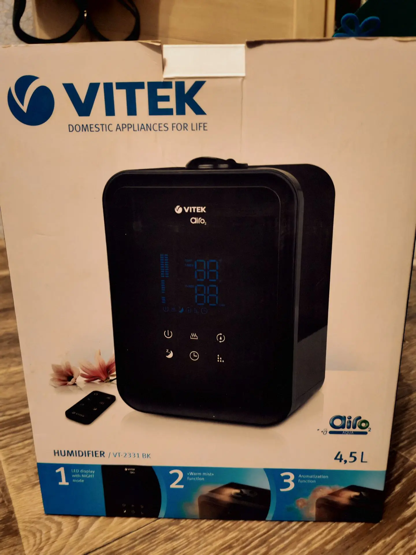 Увлажнитель vitek 4,5л в рабочем состоянии, 700 руб, Мещера.