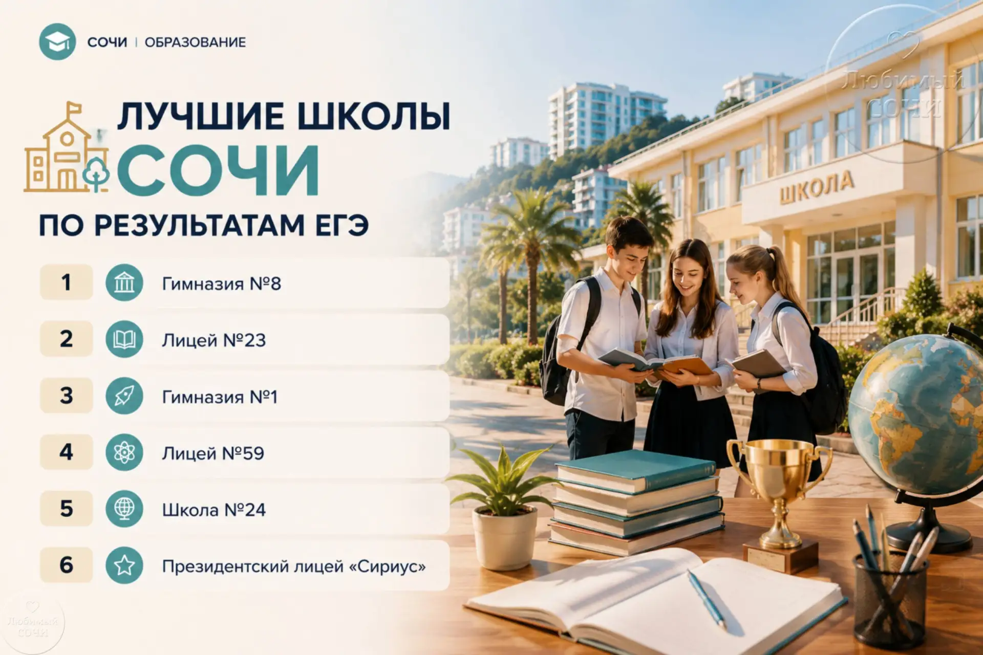 25 стобалльников – Сочи блестяще стартовал на ЕГЭ

Первые итоги по истории, химии, литературе принес
