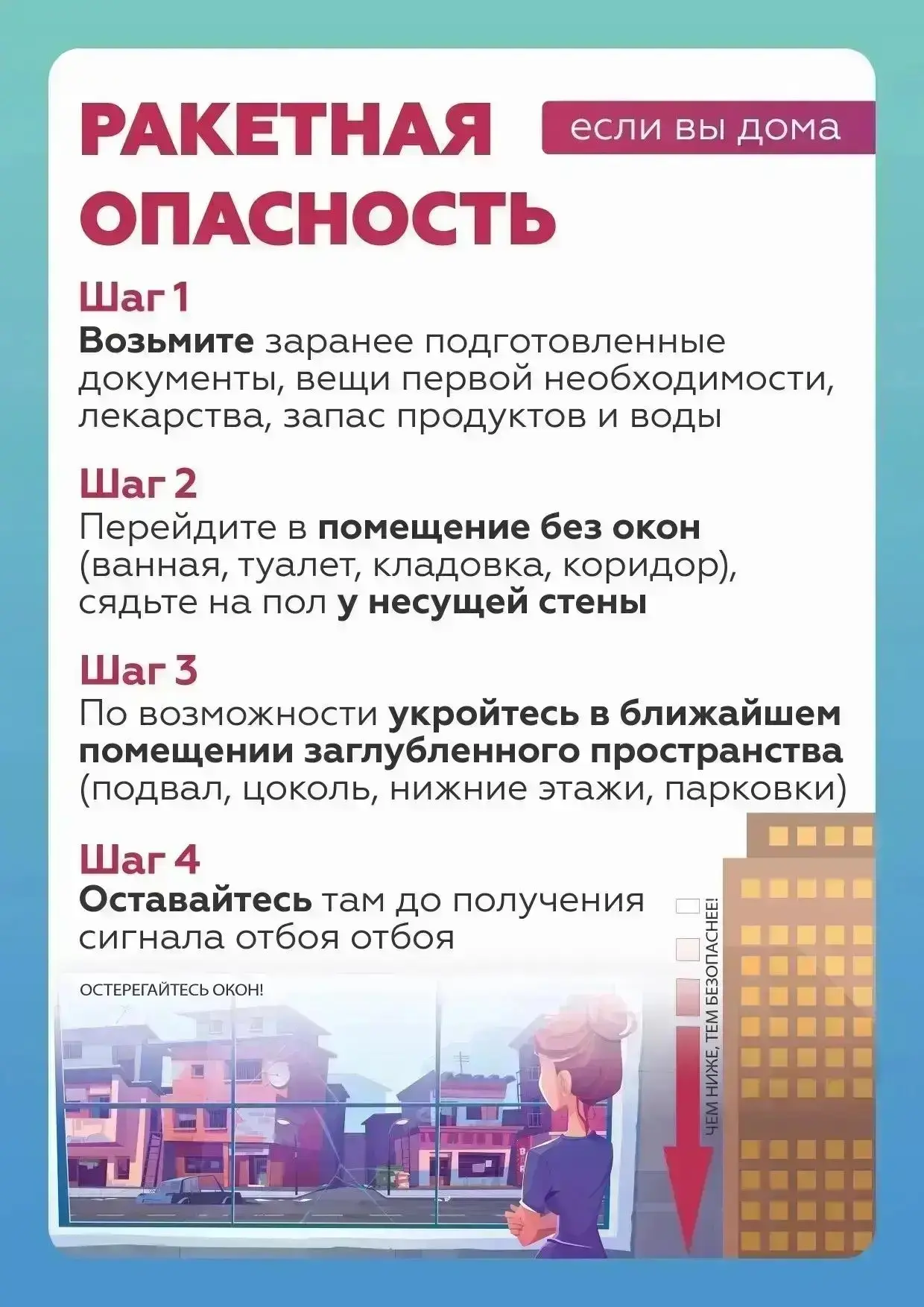 🚨 Безопасность прежде всего: что делать при атаке БПЛА или ракетной опасности?