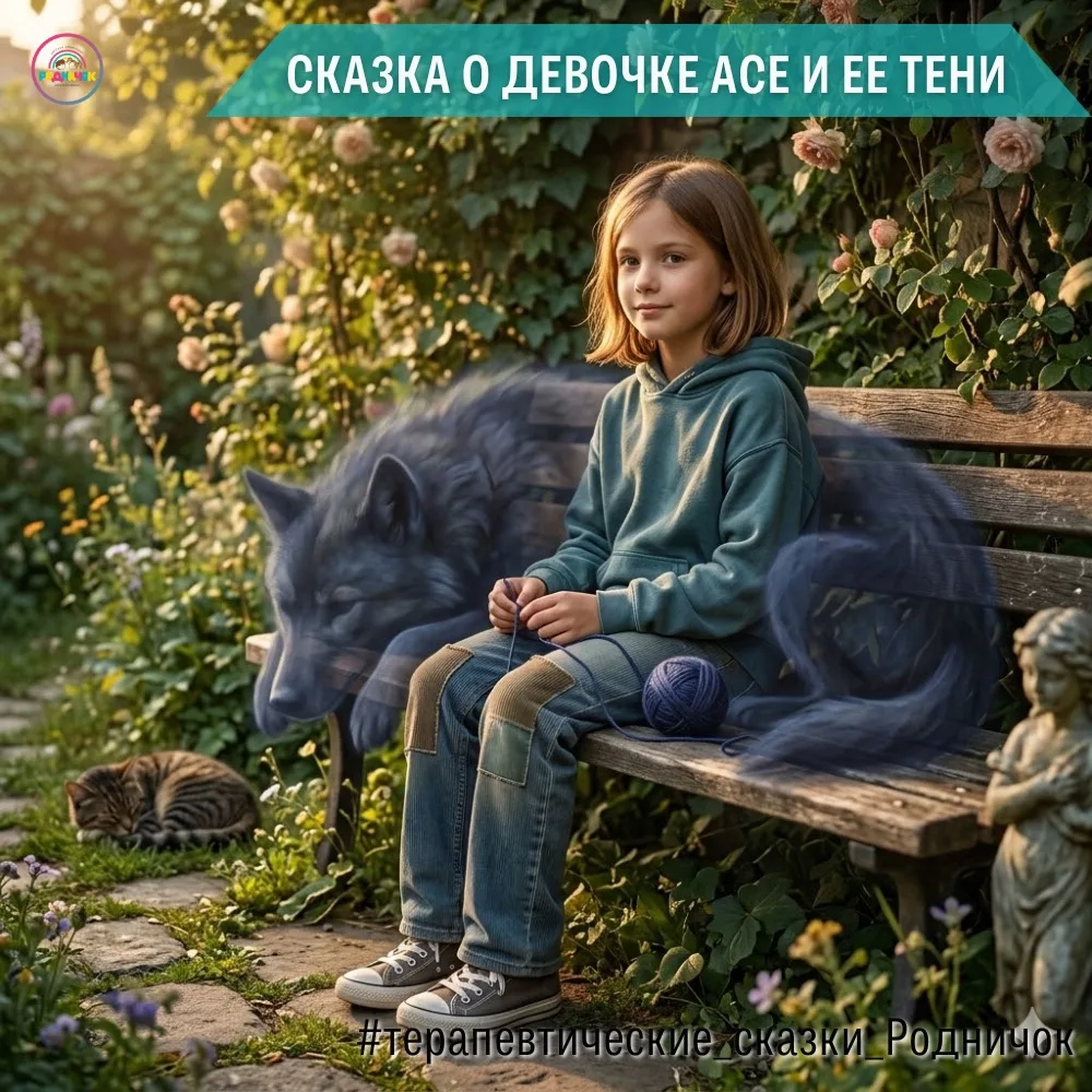 # Сказка направлена на принятие своих эмоций, страхов и сложных чувств.