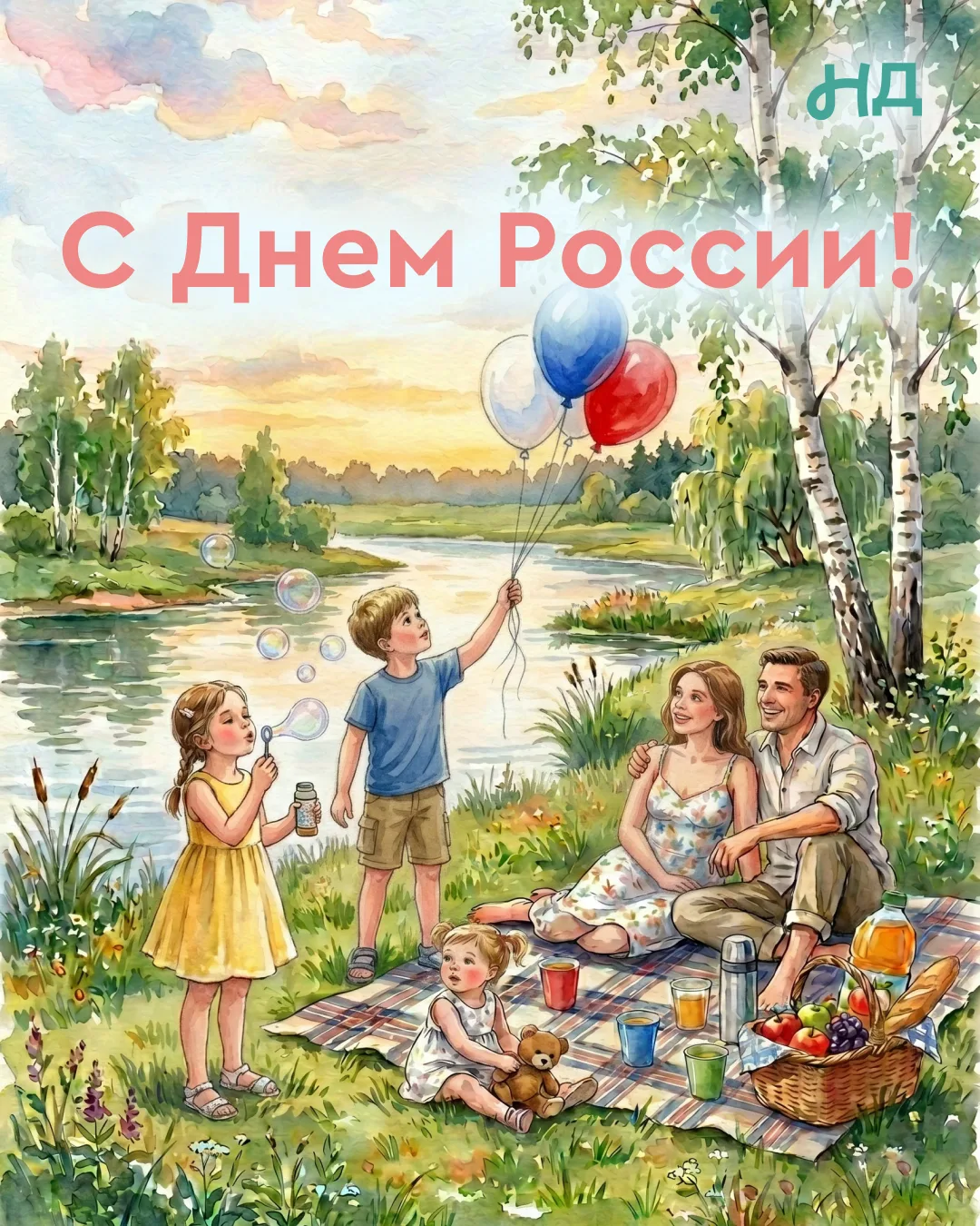 Слышишь песенку ручья?
Это — Родина твоя.
Слышишь голос соловья?
Это — Родина твоя.

Руки матери тво