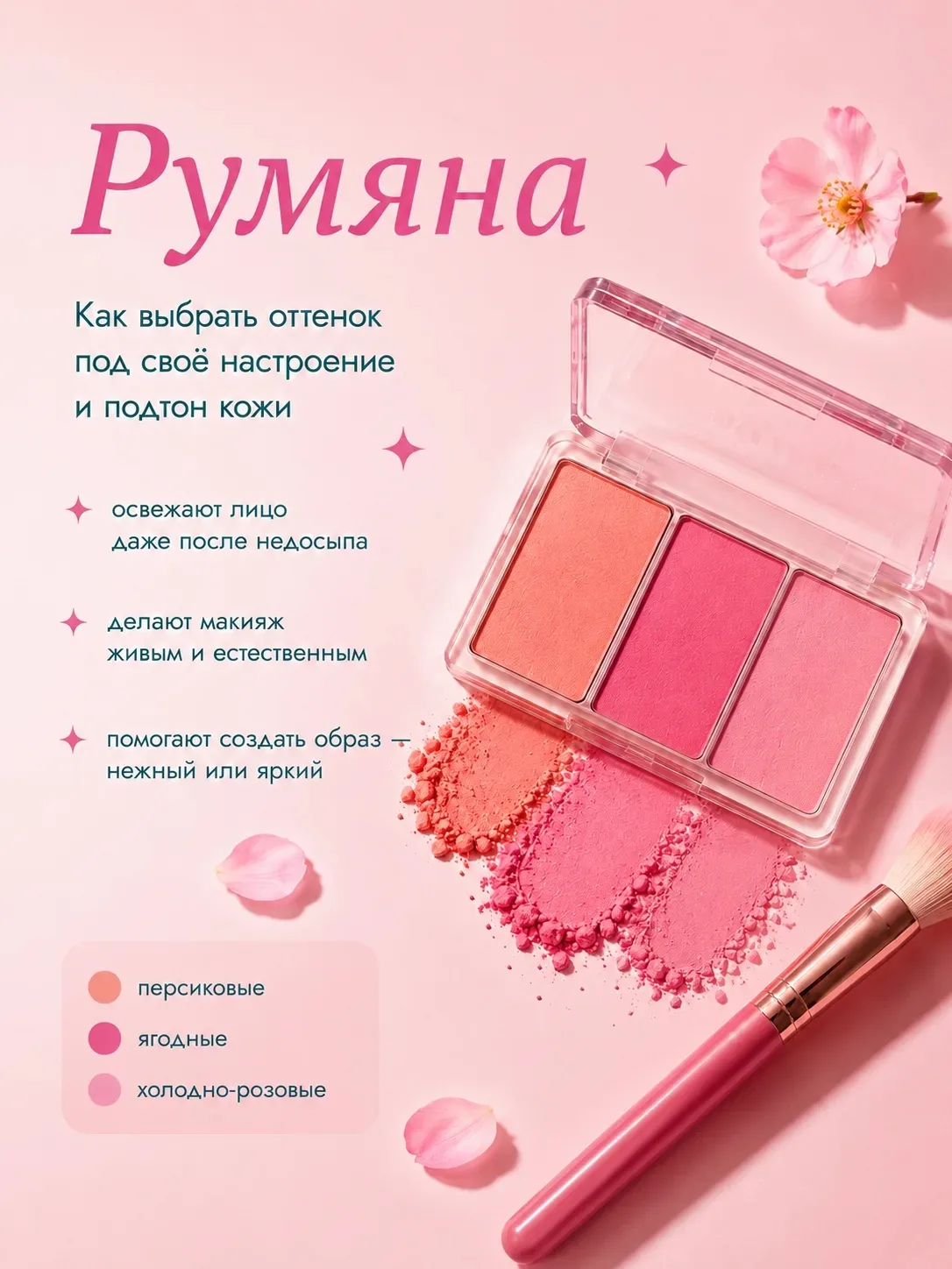 Почему этой весной все снова полюбили румяна 💗