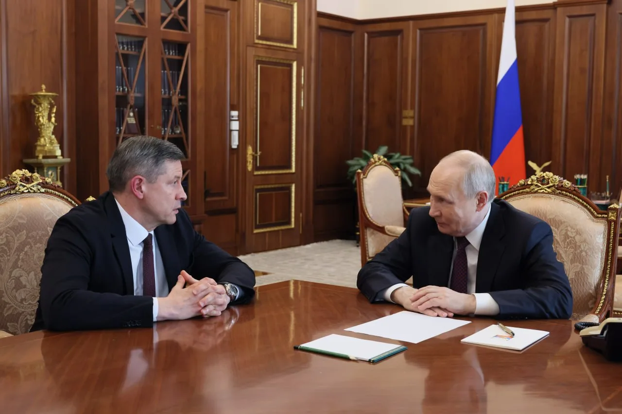 Владимир Путин провёл в Кремле рабочую встречу с Егором Ковальчуком