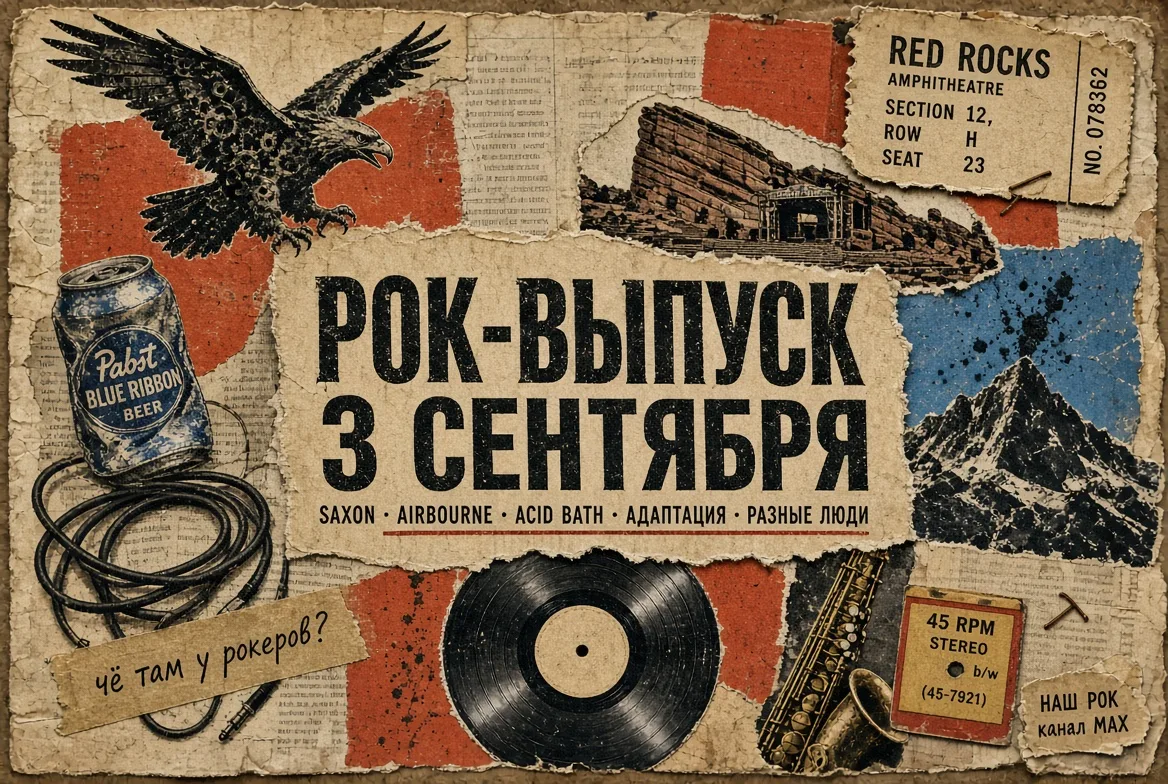 Выпуск рок-новостей · 3 сентября 2026