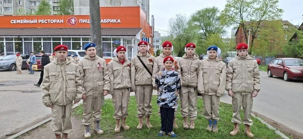 ✅В канун великого дня, Дня Победы, 8 мая, юнармейцы отряда " Ястреб" приняли участие в Параде Победы