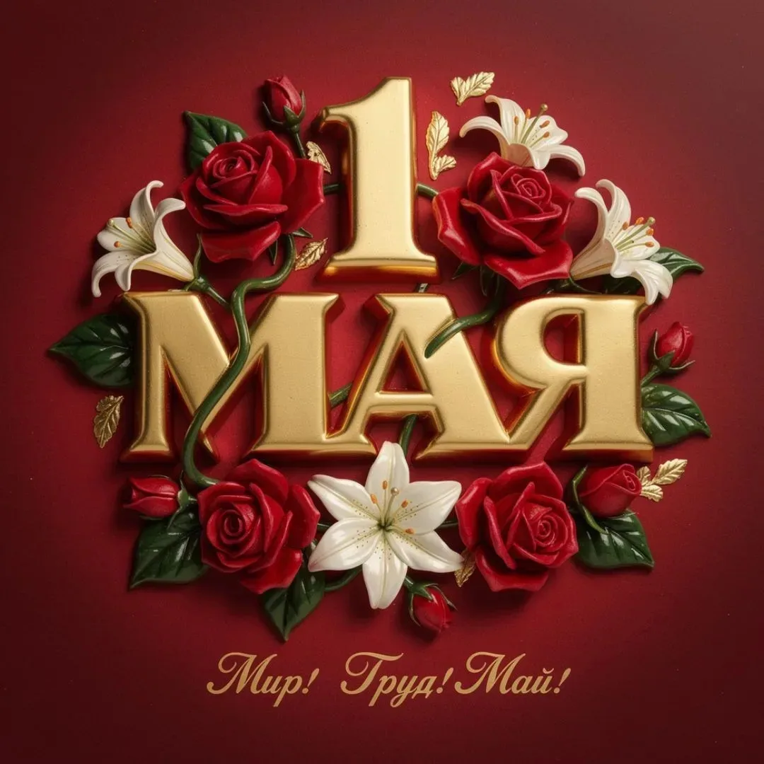🎶✨ Дорогие друзья, поздравляем вас с 1 Мая — Праздником Весны и Труда! ✨🎶