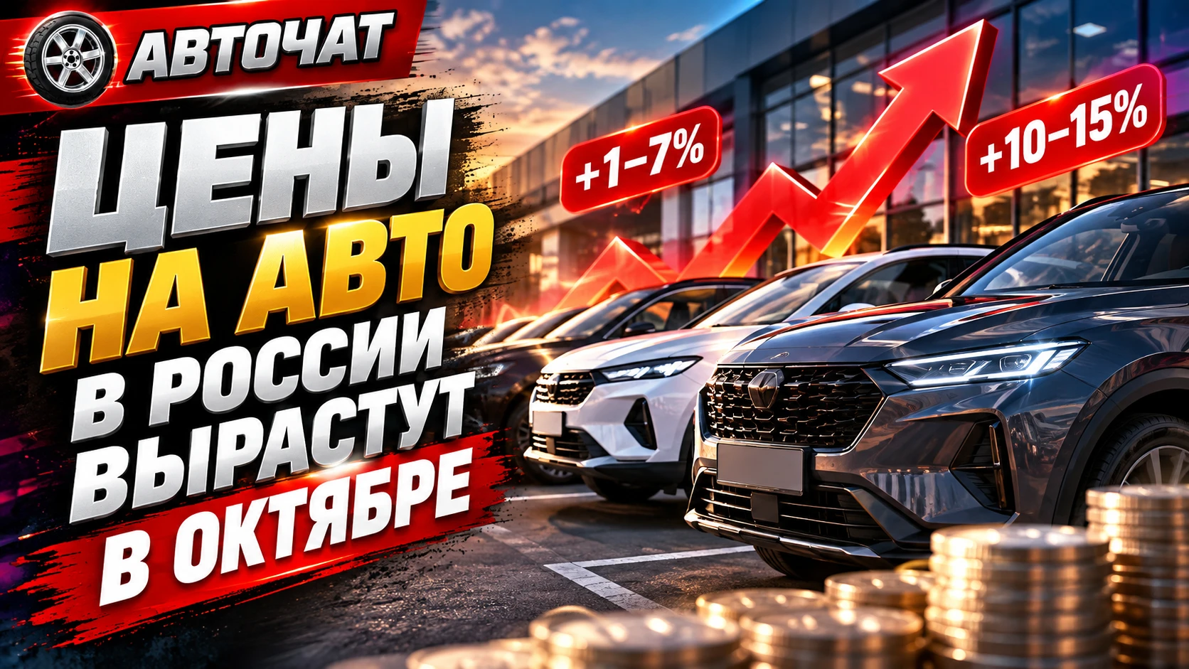 Цены на автомобили в России могут вырасти в октябре: скидок станет меньше