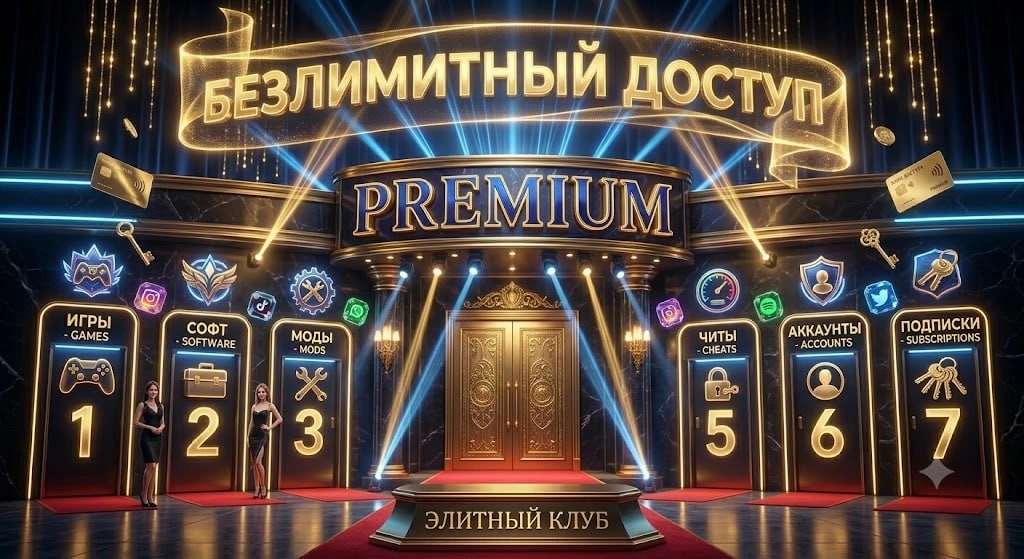 🌟 Премиум-версии приложений и игр — без доната:
