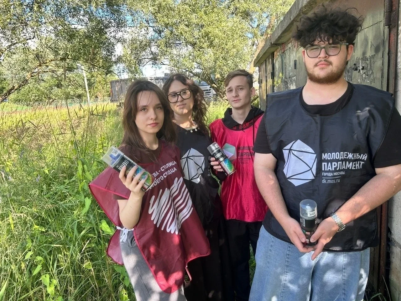 🛡️ Молодежная палата очистила ТиНАО от надписей