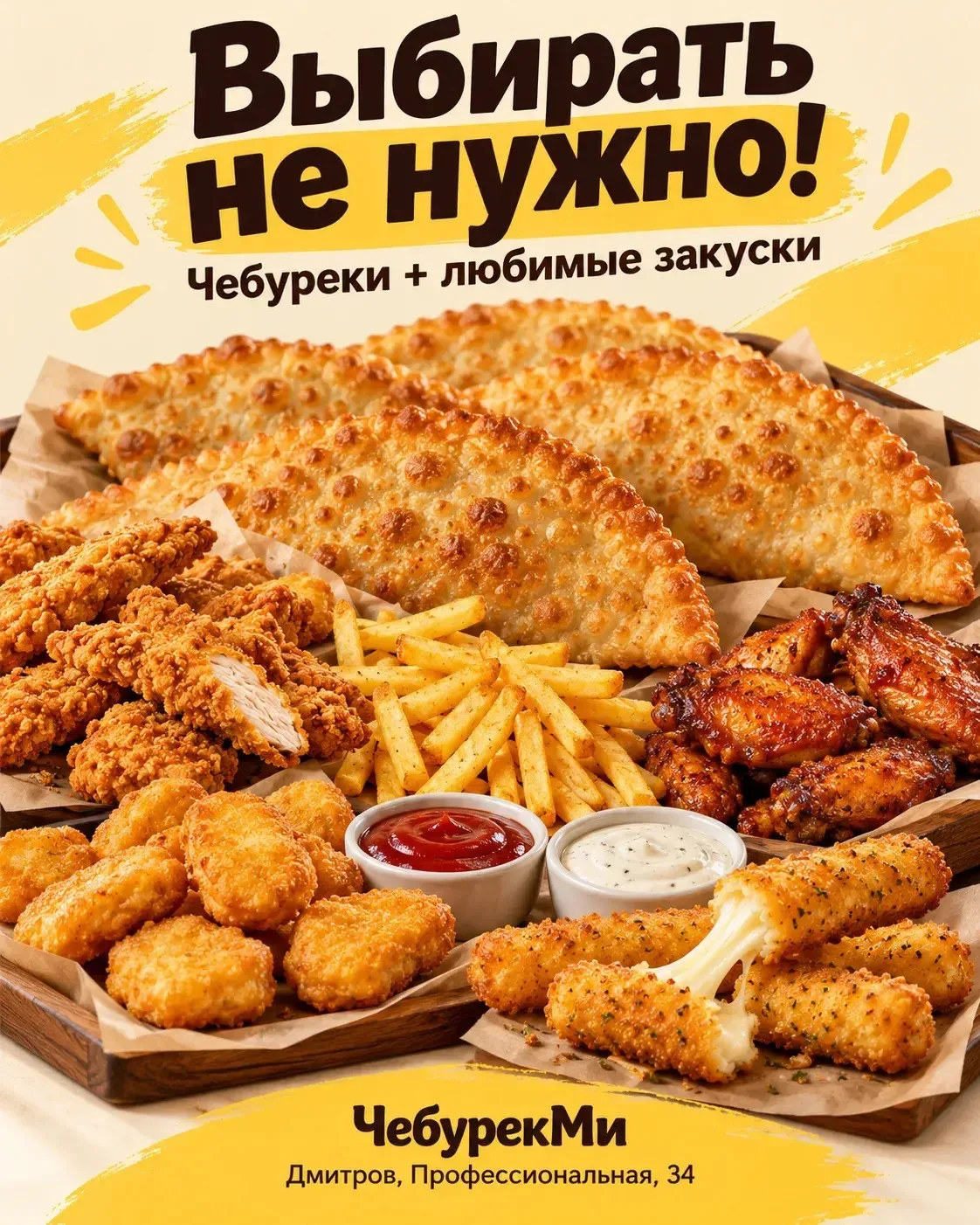 Чебурек или хрустящие закуски? Выбирать не нужно! 😋
