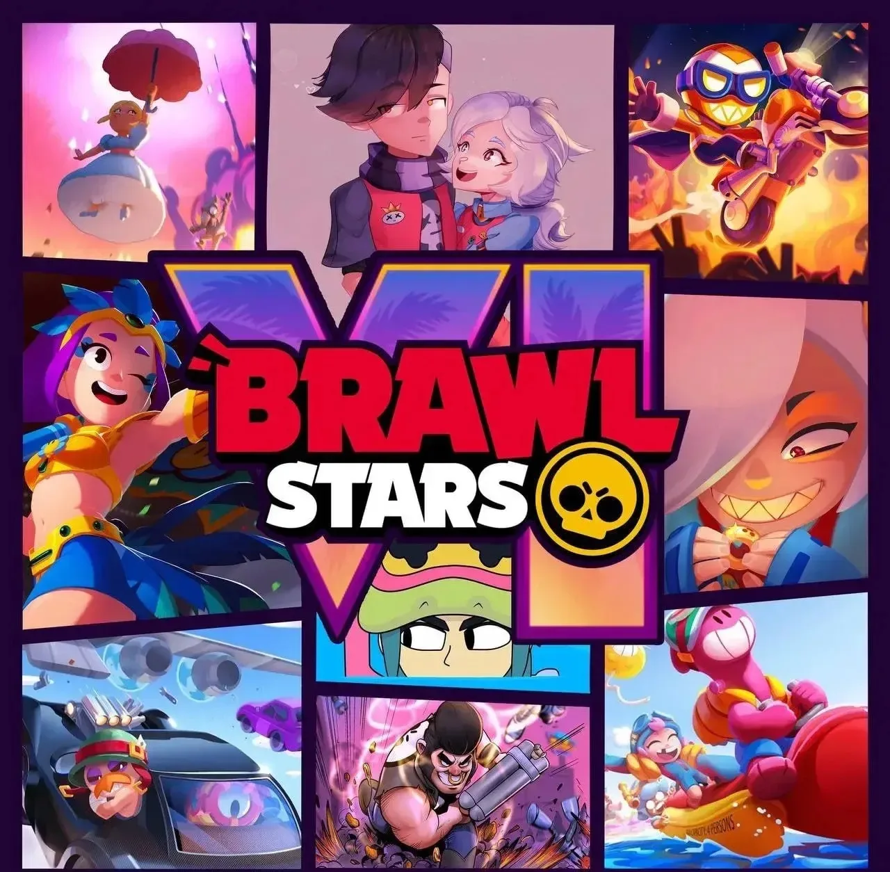 ⚡️ Представьте — Brawl Stars VI

Игроки нарисовали постер GTA VI в стиле Brawl Stars. История Колетт