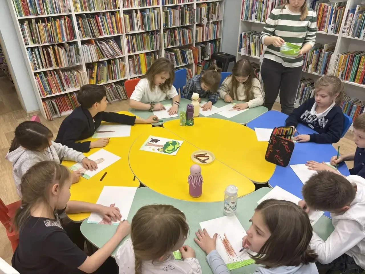 Советская мультипликация 🎨  👣 На прошлой неделе ученики 2 класса «Б» вместе с классным руководителем