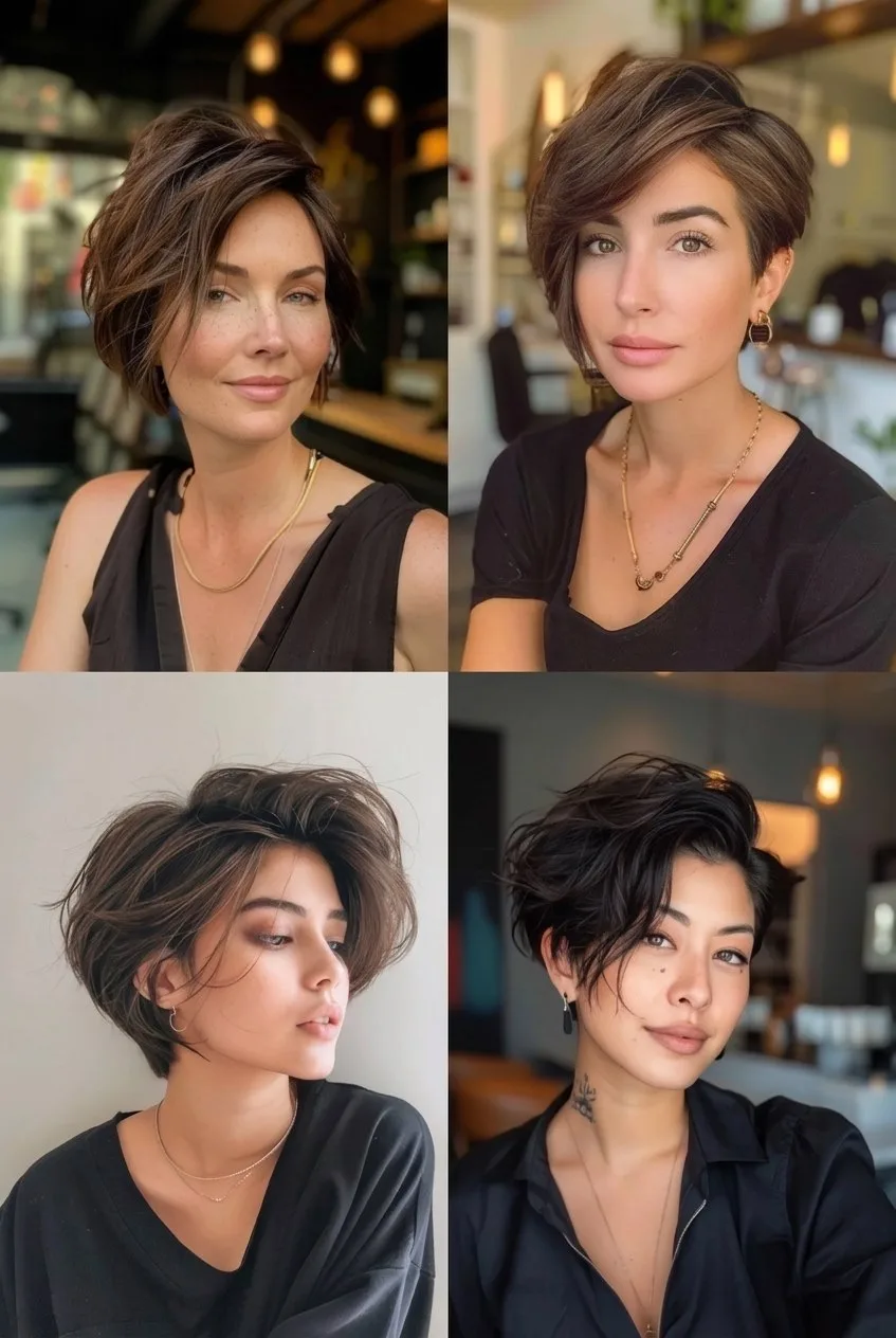 Подборка стильных коротких стрижек 💇🏻‍♀️