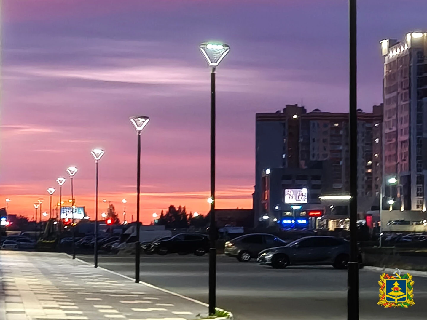 Утро в Брянске.