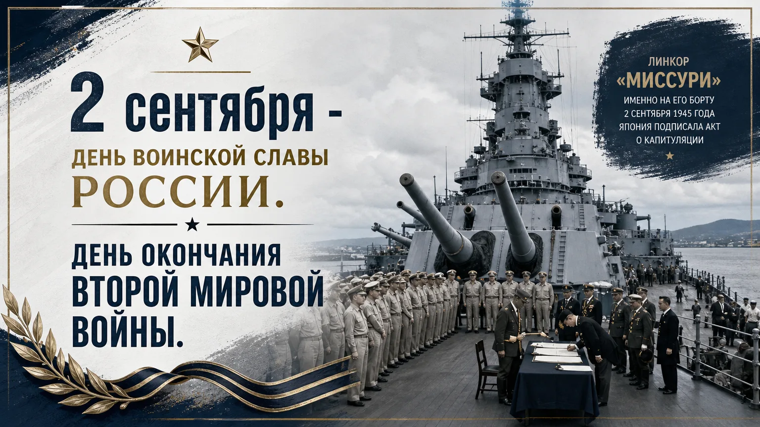День воинской славы России: День окончания Второй мировой войны