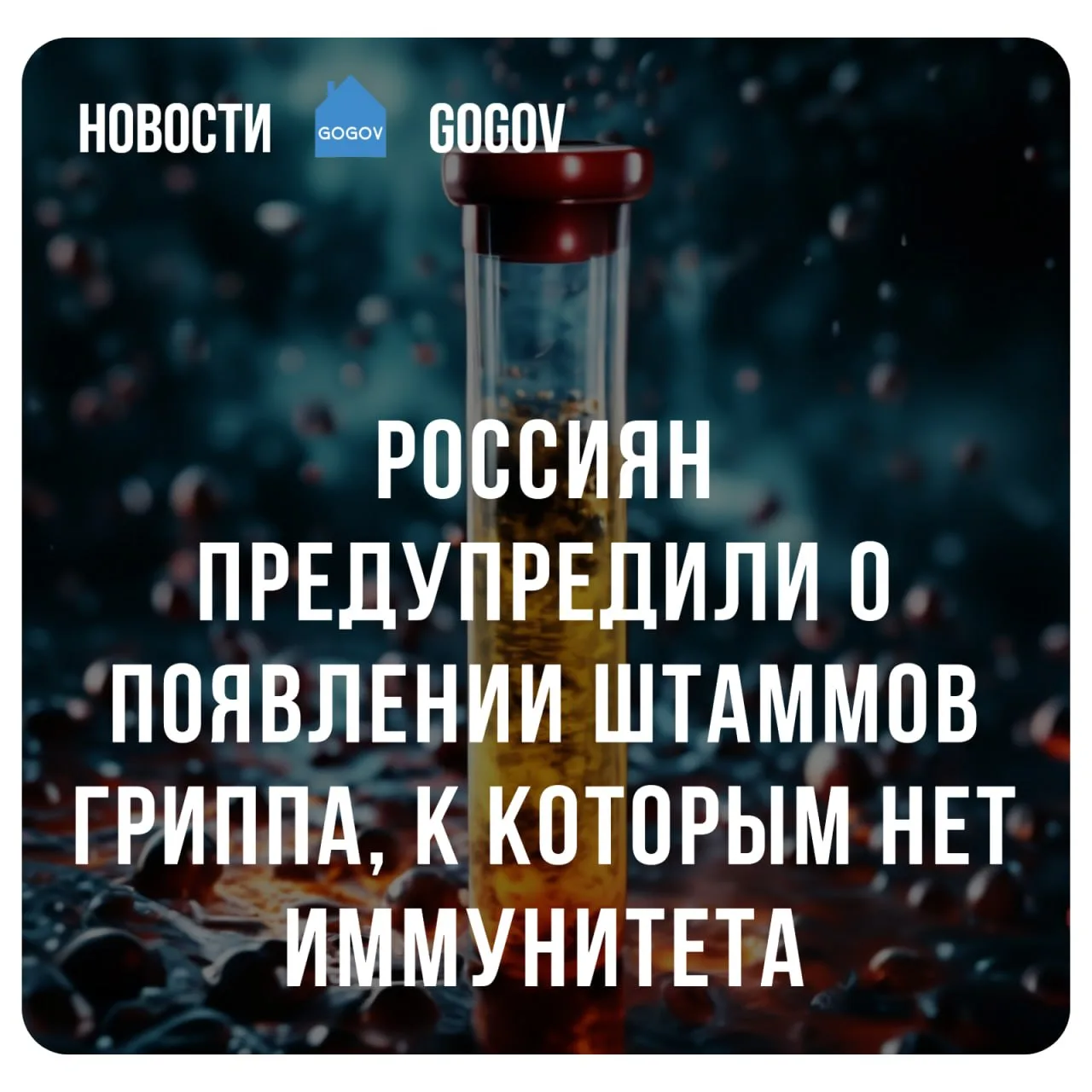 🦠 В России циркулируют новые штаммы гриппа, к которым у населения пока нет сформирован...
